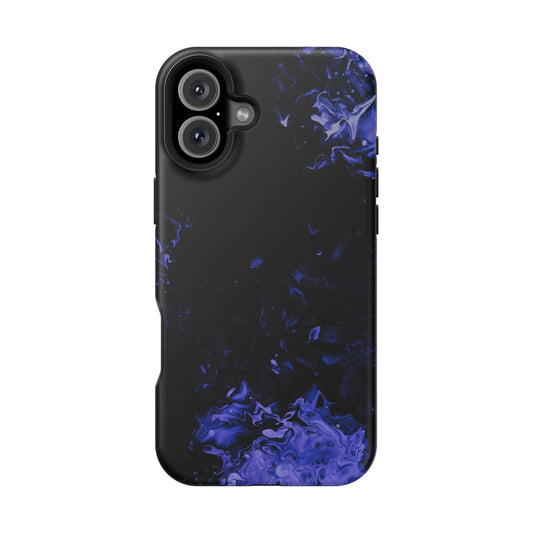 Midnight Ink Swirl Phone Case – MagSafe Compatible for iPhone & Samsung Galaxy