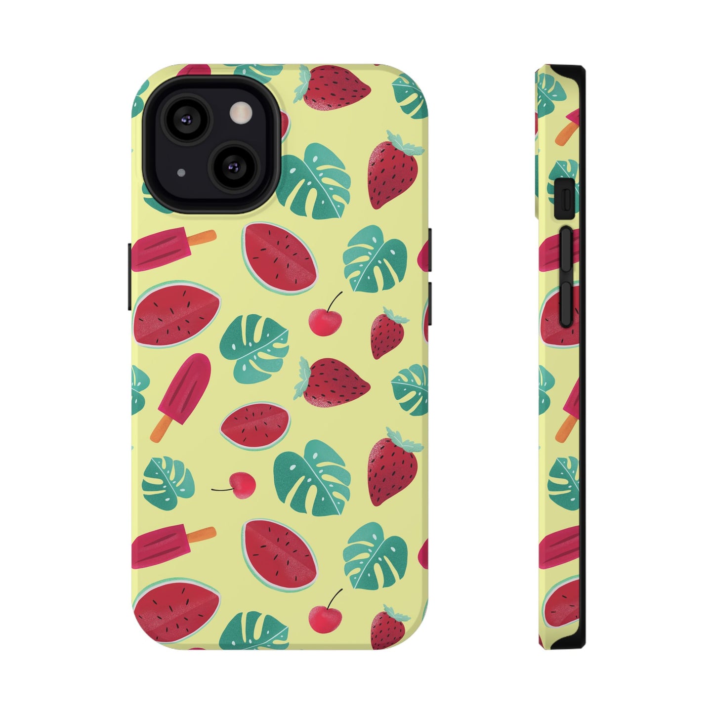 Tropical Summer Fruits Phone Case – MagSafe Compatible for iPhone & Samsung Galaxy