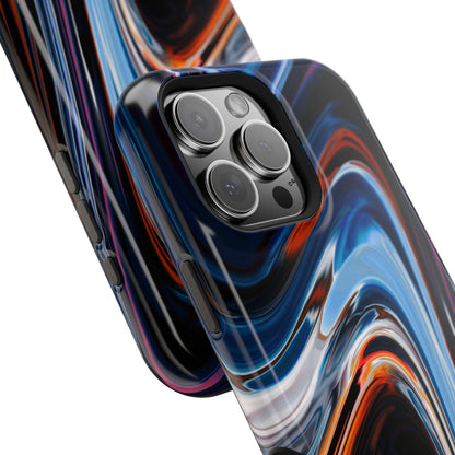 Vibrant Swirl Energy Phone Case – MagSafe Compatible for iPhone & Samsung Galaxy
