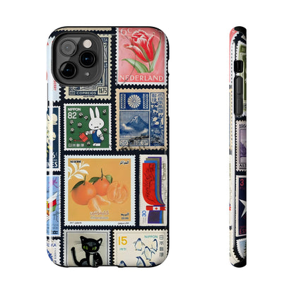 Stamp Collage Tough Phone Case - iPhone Case 15-11 All Sizes