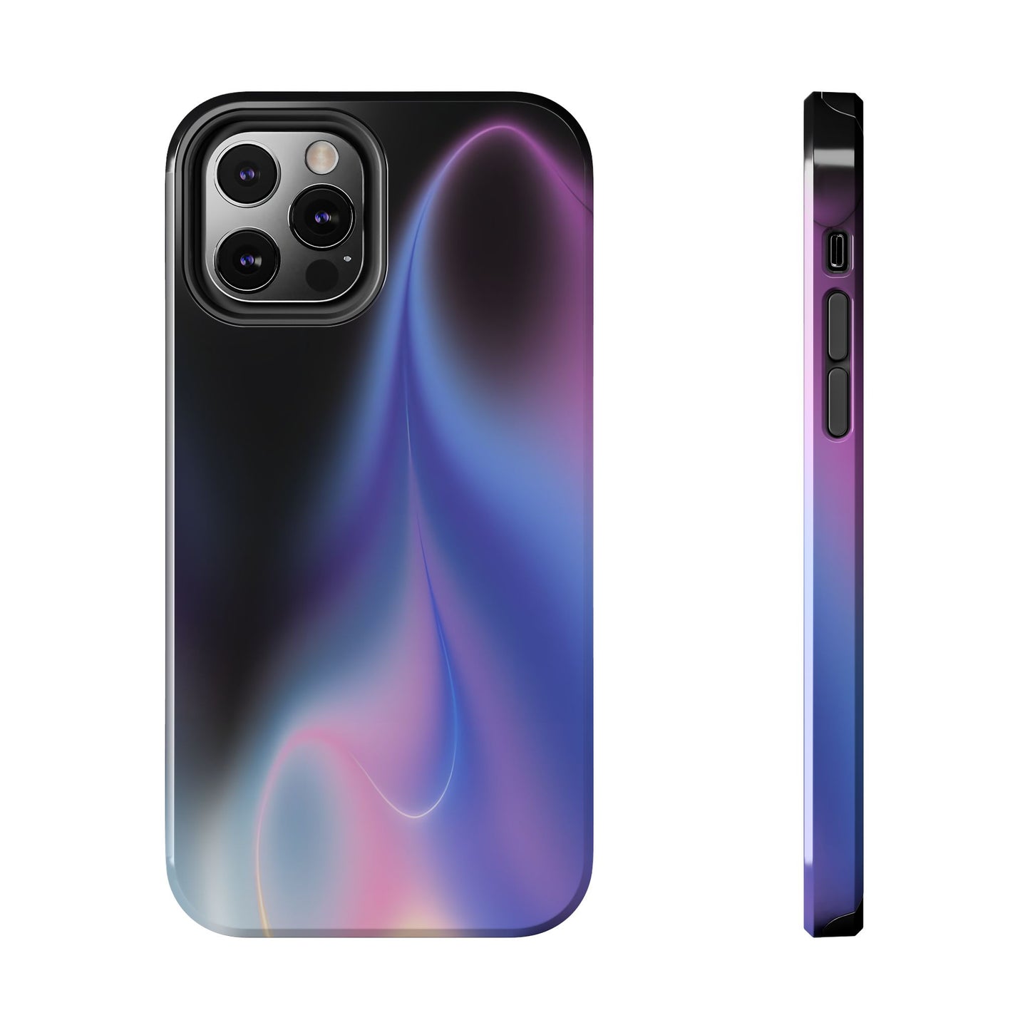 Abstract Purple Print Tough Phone Case - iPhone 15-11 All Sizes