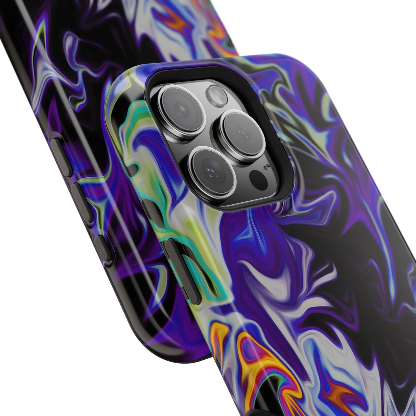 Dark Cosmic Swirl Phone Case – MagSafe Compatible for iPhone & Samsung Galaxy