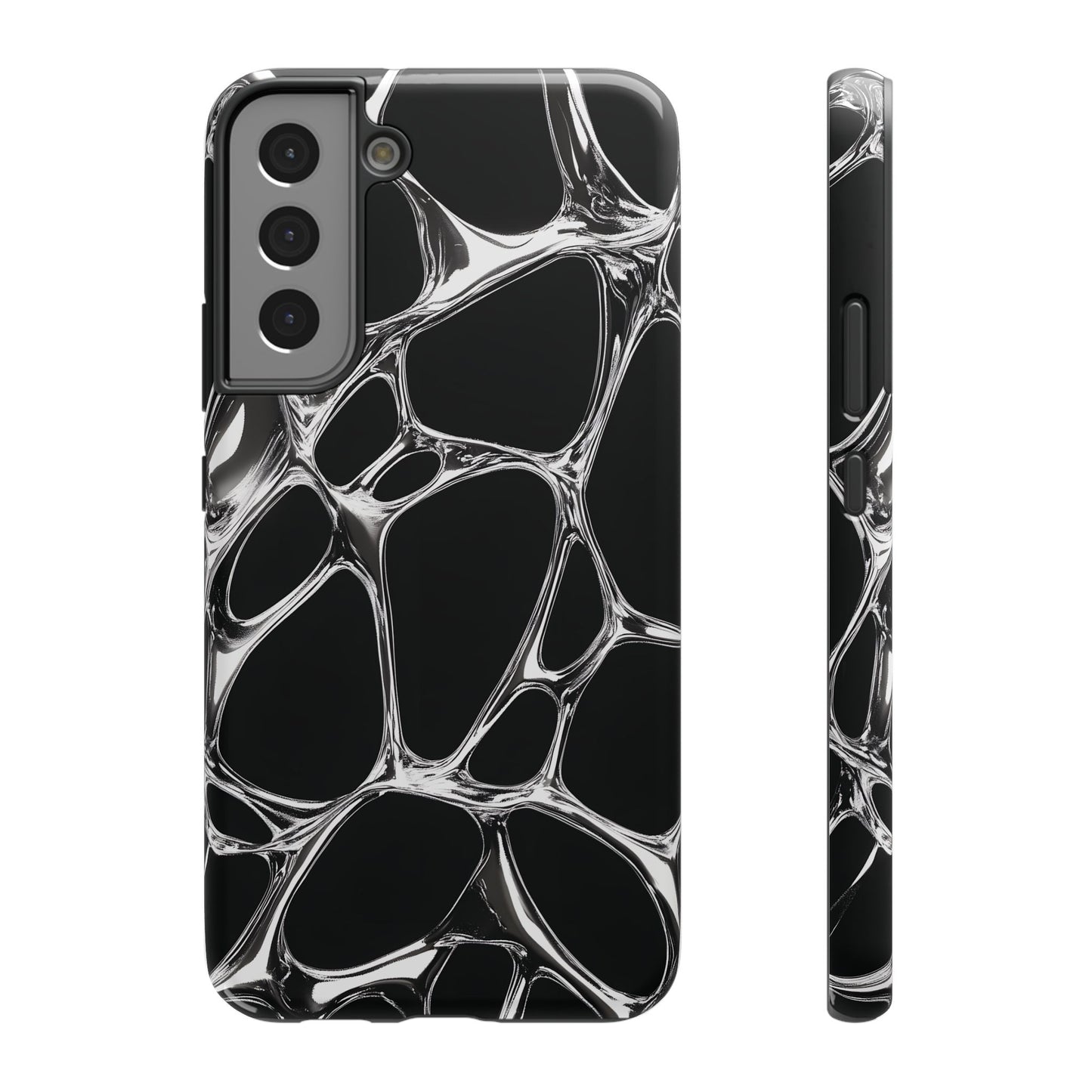 Liquid Metal Abstract Phone Case – MagSafe Compatible for iPhone & Samsung Galaxy