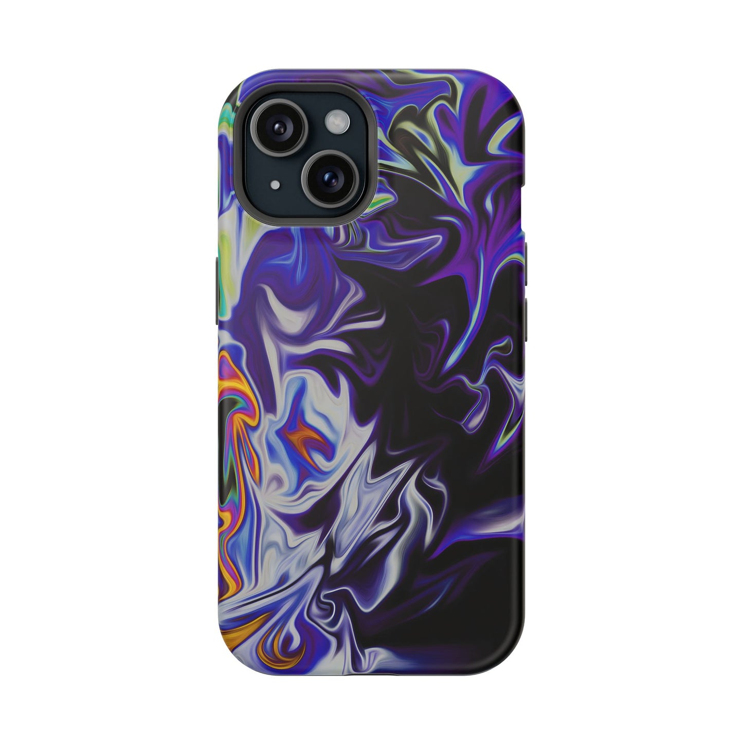 Dark Cosmic Swirl Phone Case – MagSafe Compatible for iPhone & Samsung Galaxy