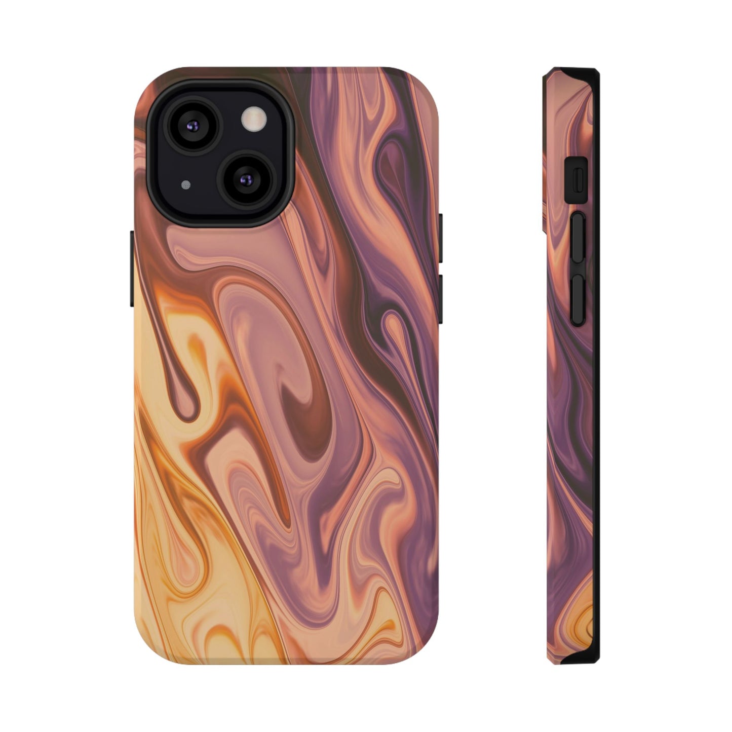 Golden Hour Swirl Phone Case – MagSafe Compatible for iPhone & Samsung Galaxy