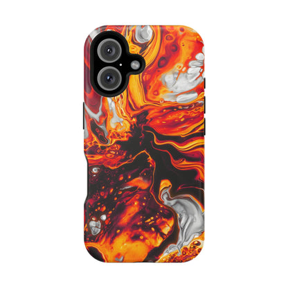 Molten Lava Abstract Phone Case – MagSafe Compatible for iPhone & Samsung Galaxy