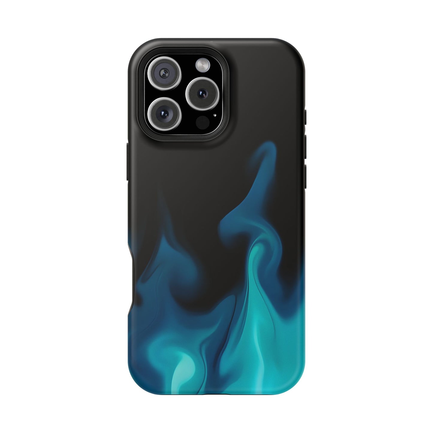 Blue Flame Energy Phone Case – MagSafe Compatible for iPhone & Samsung Galaxy