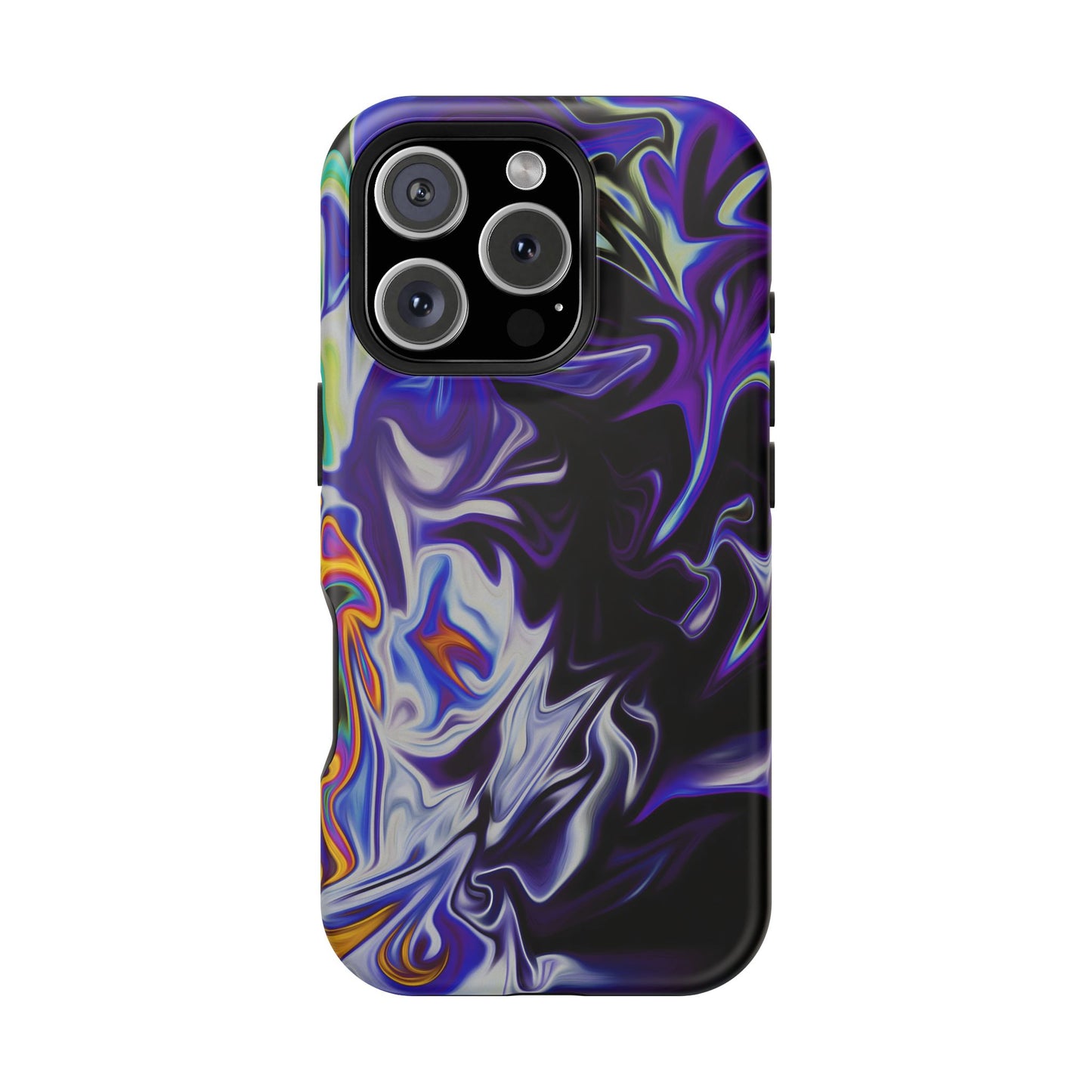 Dark Cosmic Swirl Phone Case – MagSafe Compatible for iPhone & Samsung Galaxy