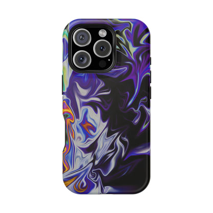 Dark Cosmic Swirl Phone Case – MagSafe Compatible for iPhone & Samsung Galaxy