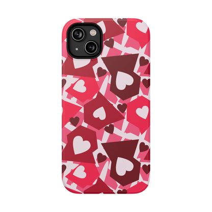 Pink Social Love Icons Phone Case – MagSafe Compatible for iPhone & Samsung Galaxy