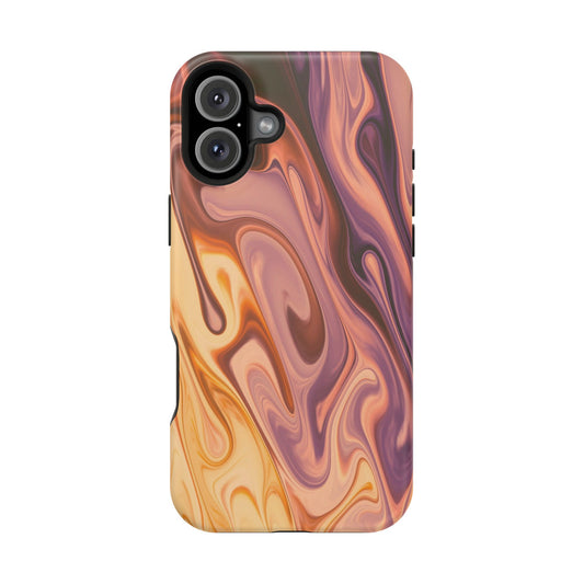 Golden Hour Swirl Phone Case – MagSafe Compatible for iPhone & Samsung Galaxy