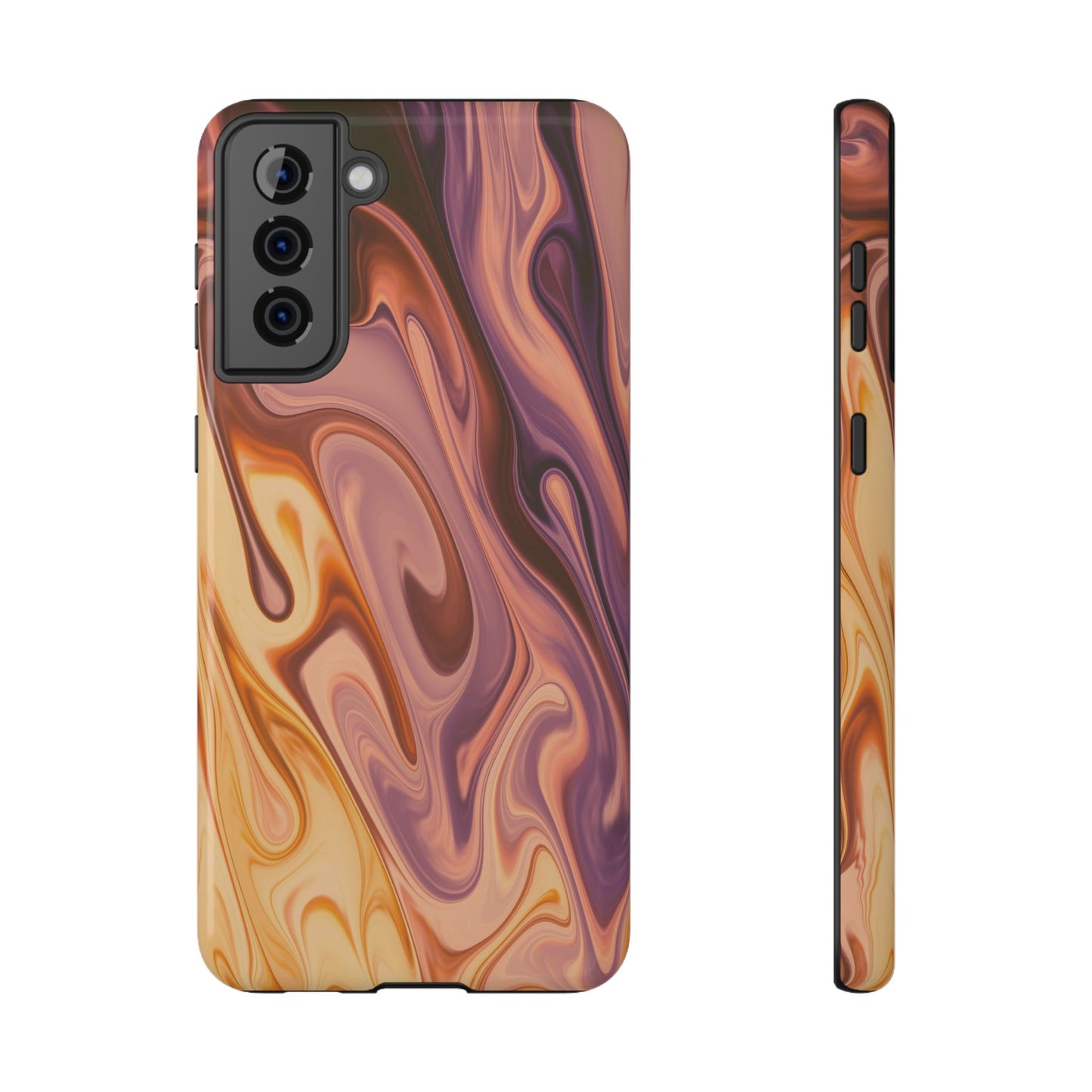Golden Hour Swirl Phone Case – MagSafe Compatible for iPhone & Samsung Galaxy