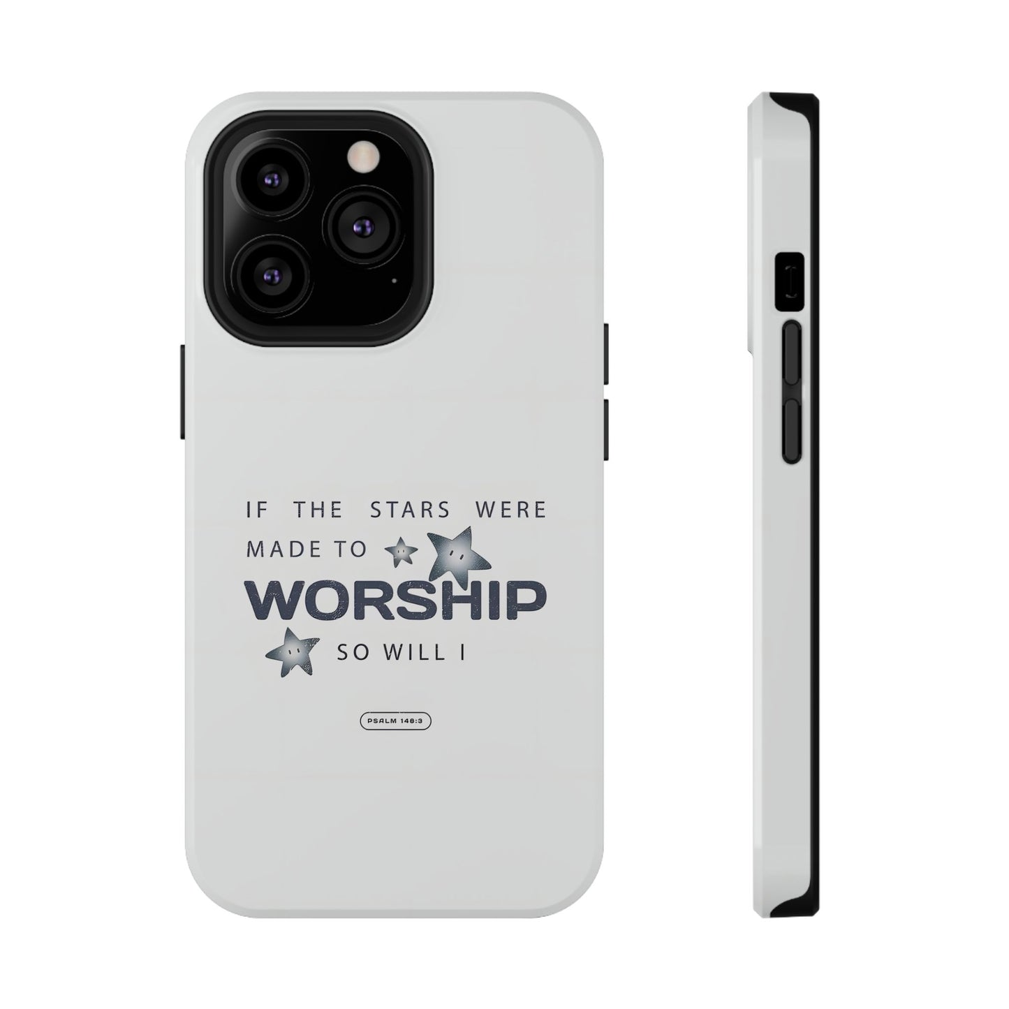 Psalm 14 8:3 "Stars Made to Worship" Phone Case – MagSafe Compatible for iPhone & Samsung Galaxy