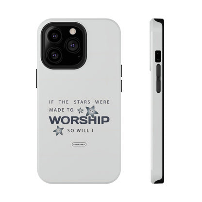 Psalm 14 8:3 "Stars Made to Worship" Phone Case – MagSafe Compatible for iPhone & Samsung Galaxy