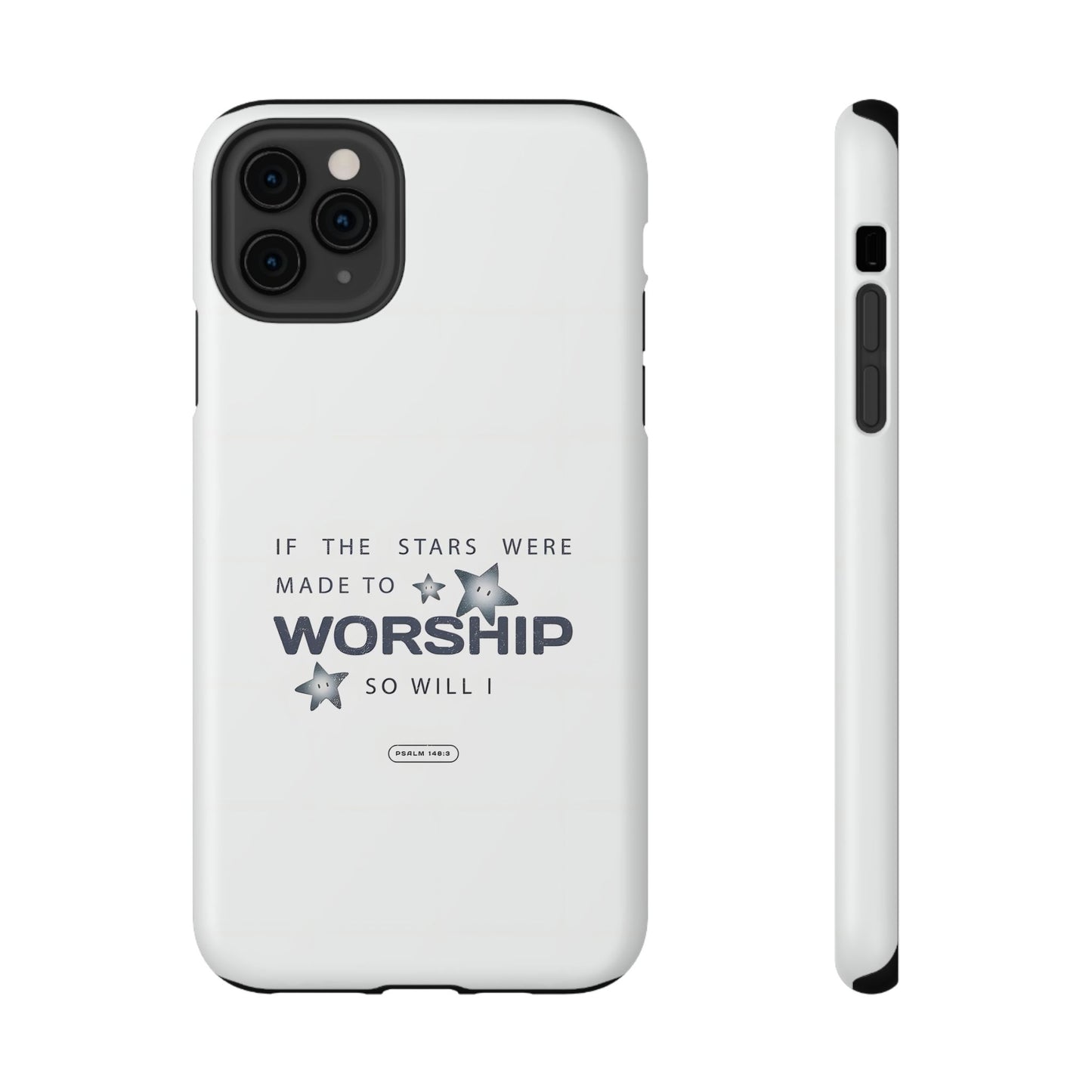 Psalm 14 8:3 "Stars Made to Worship" Phone Case – MagSafe Compatible for iPhone & Samsung Galaxy