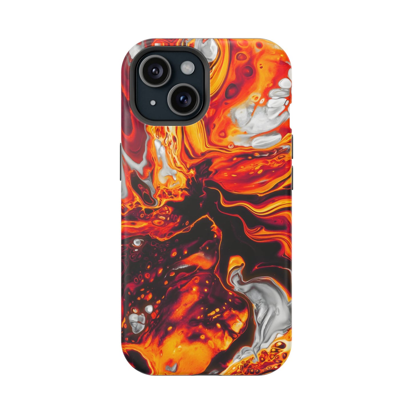 Molten Lava Abstract Phone Case – MagSafe Compatible for iPhone & Samsung Galaxy