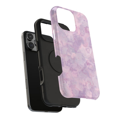 Lavender Dream Marble Phone Case – MagSafe Compatible for iPhone & Samsung Galaxy