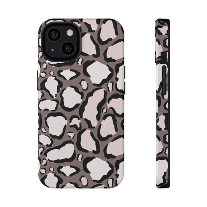 Chic Leopard Print Phone Case – MagSafe Compatible for iPhone & Samsung Galaxy