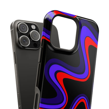 Psychedelic Wave Phone Case – MagSafe Compatible for iPhone & Samsung Galaxy