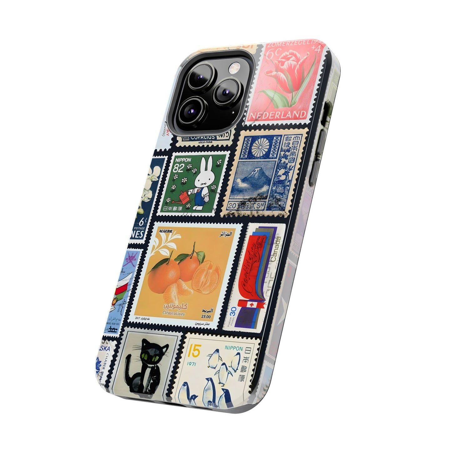 Stamp Collage Tough Phone Case - iPhone Case 15-11 All Sizes