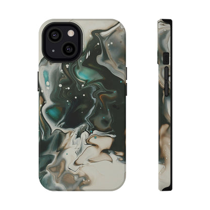 Terra Mist Earthtone Marble Phone Case – MagSafe Compatible for iPhone & Samsung Galaxy