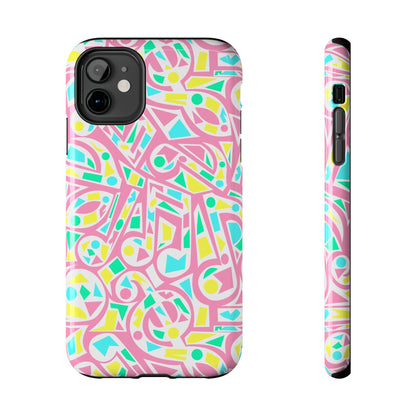 Retro 80's Style Music Graphic Phone Case - iPhone 11-15 All Sizes