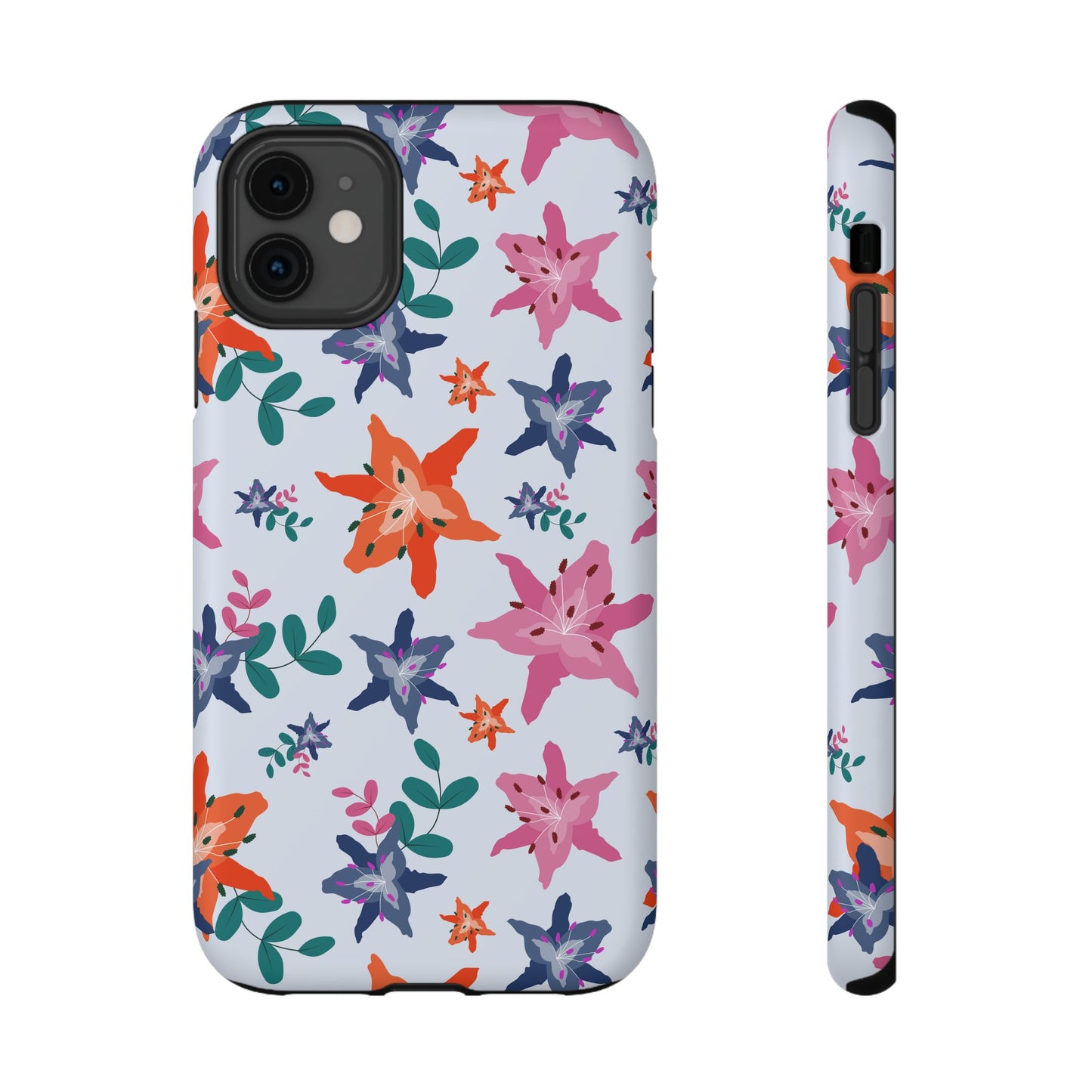 Watercolor Lily Garden Phone Case – MagSafe Compatible for iPhone & Samsung Galaxy