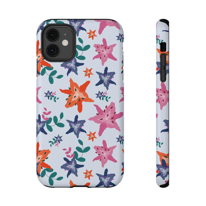 Watercolor Lily Garden Phone Case – MagSafe Compatible for iPhone & Samsung Galaxy
