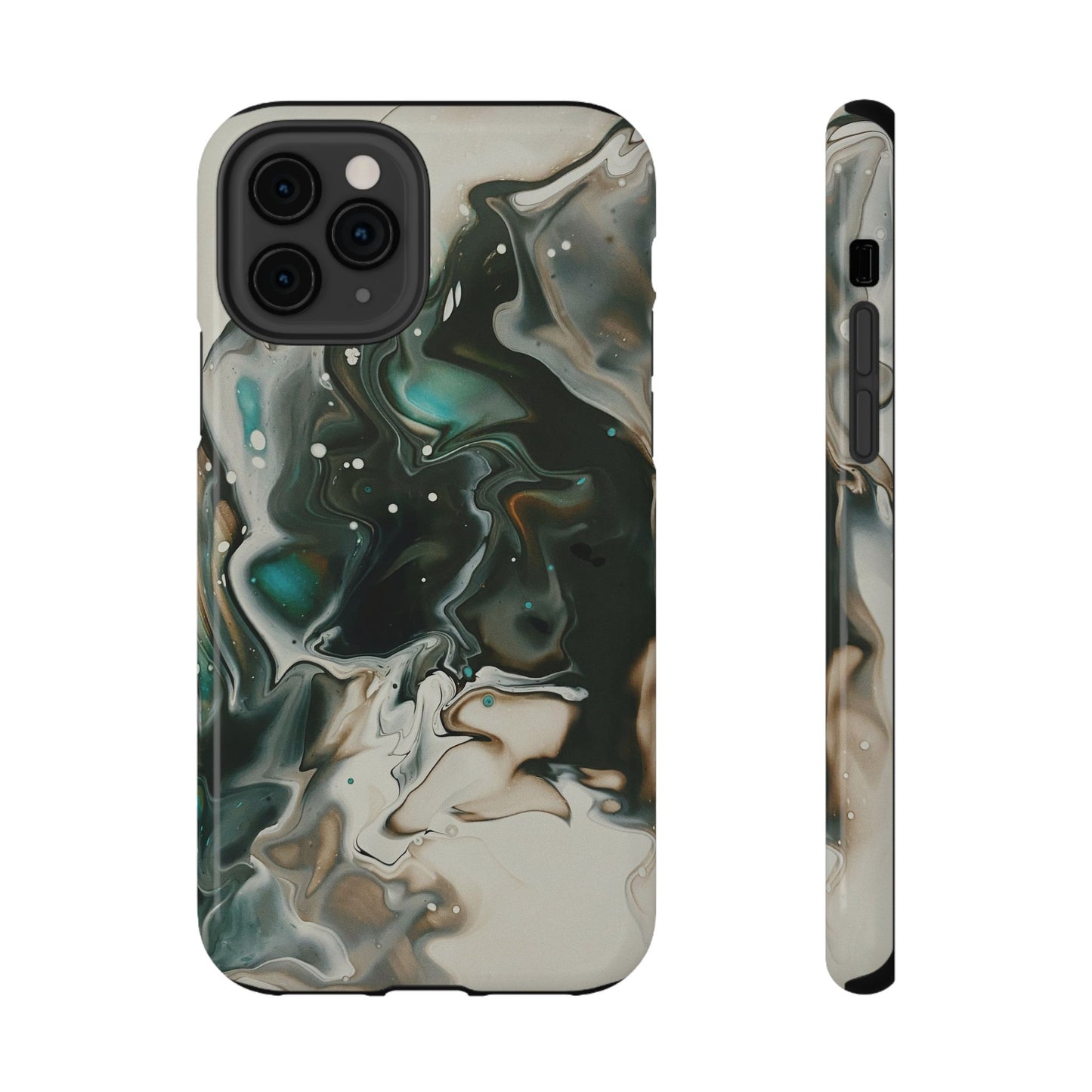 Terra Mist Earthtone Marble Phone Case – MagSafe Compatible for iPhone & Samsung Galaxy
