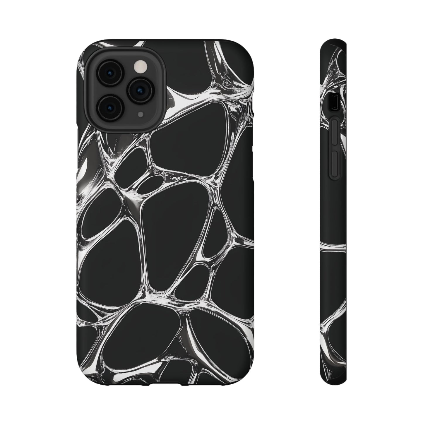 Liquid Metal Abstract Phone Case – MagSafe Compatible for iPhone & Samsung Galaxy