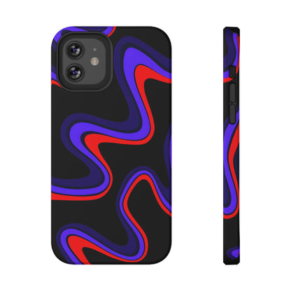 Psychedelic Wave Phone Case – MagSafe Compatible for iPhone & Samsung Galaxy