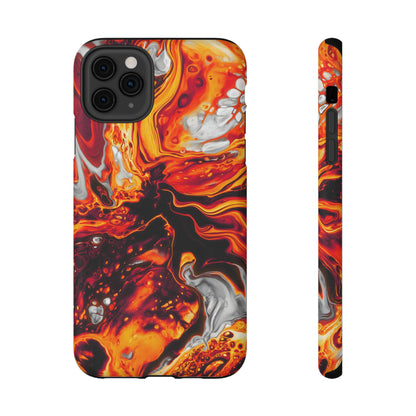 Molten Lava Abstract Phone Case – MagSafe Compatible for iPhone & Samsung Galaxy