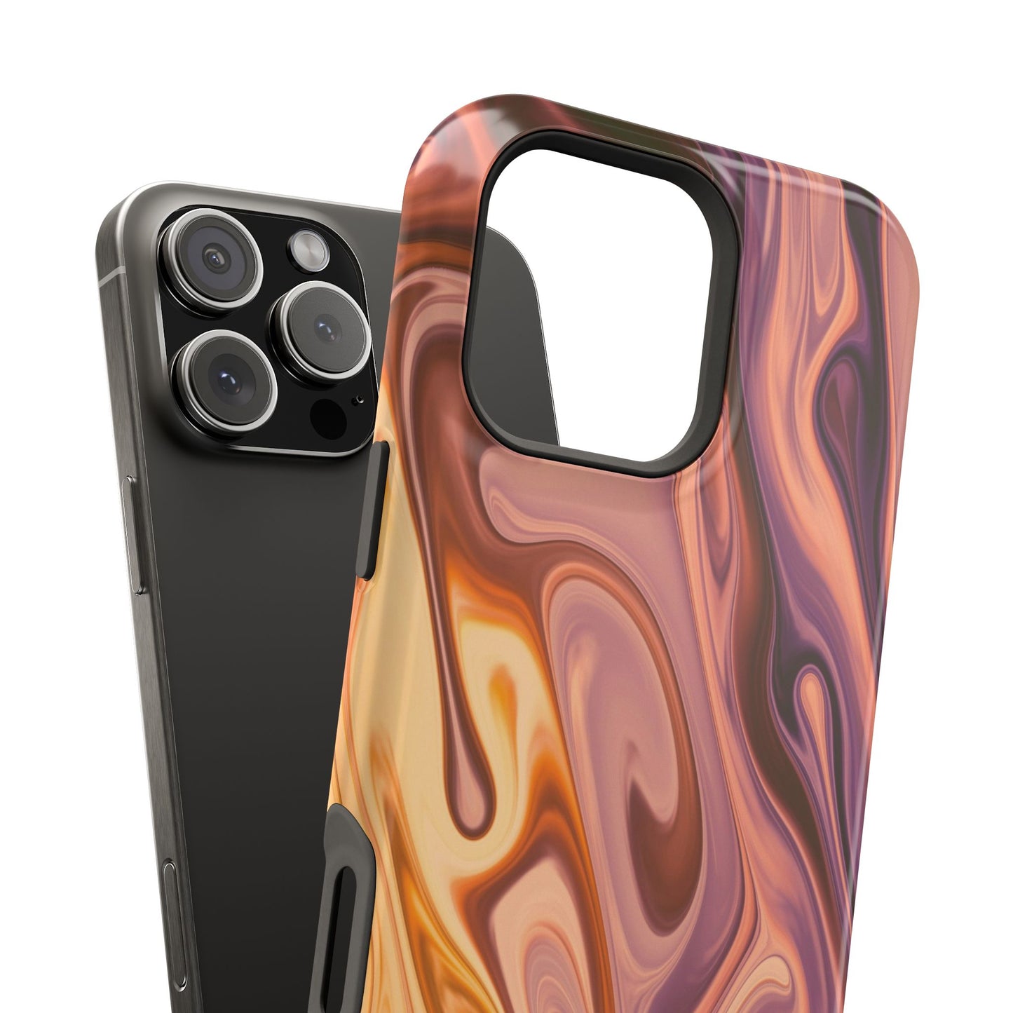 Golden Hour Swirl Phone Case – MagSafe Compatible for iPhone & Samsung Galaxy