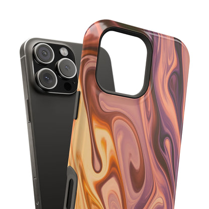 Golden Hour Swirl Phone Case – MagSafe Compatible for iPhone & Samsung Galaxy