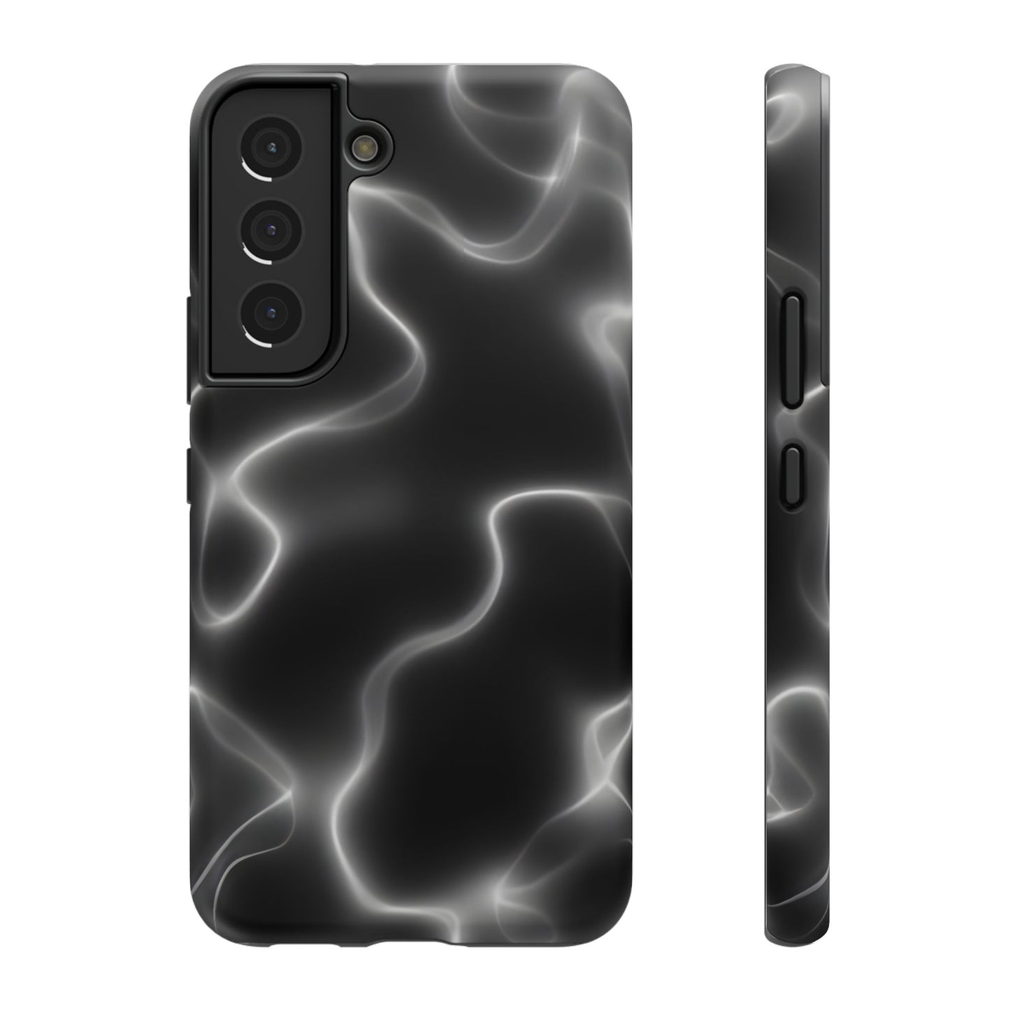 Electric Black Glow Phone Case – MagSafe Compatible for iPhone & Samsung Galaxy
