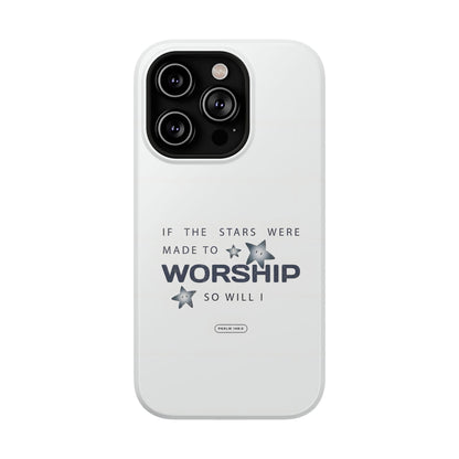 Psalm 14 8:3 "Stars Made to Worship" Phone Case – MagSafe Compatible for iPhone & Samsung Galaxy