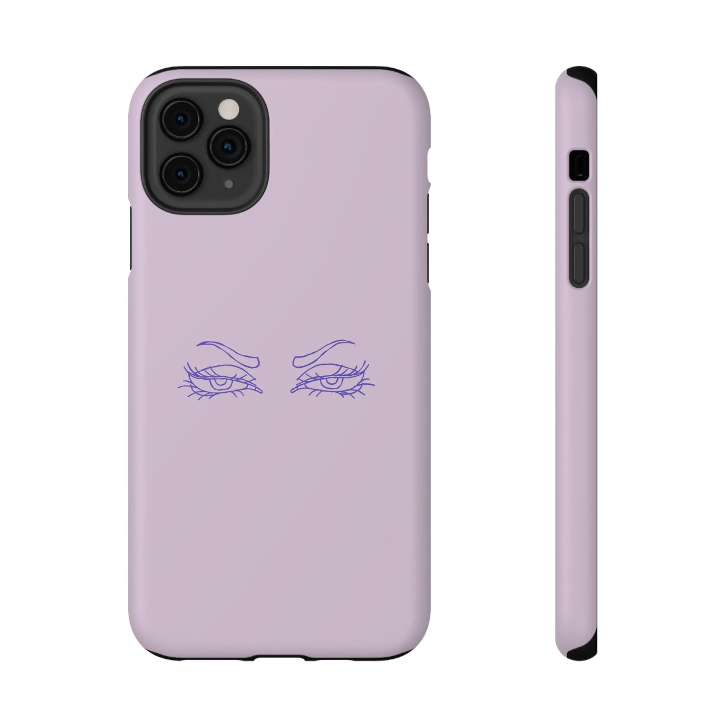 Sassy Line Art Eyes Phone Case – MagSafe Compatible for iPhone & Samsung Galaxy
