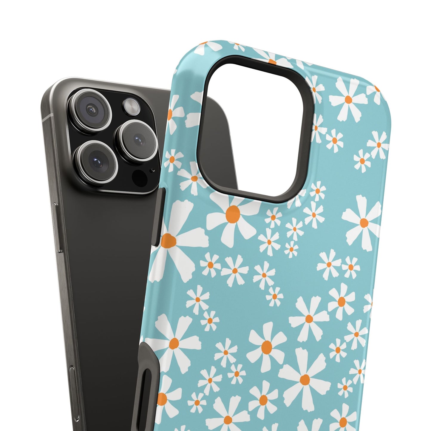 Vintage Daisy Field Phone Case – MagSafe Compatible for iPhone & Samsung Galaxy
