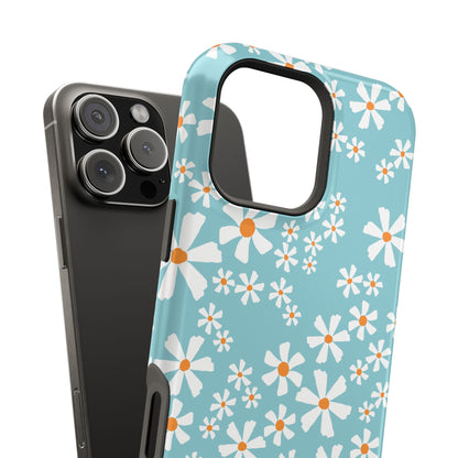 Vintage Daisy Field Phone Case – MagSafe Compatible for iPhone & Samsung Galaxy