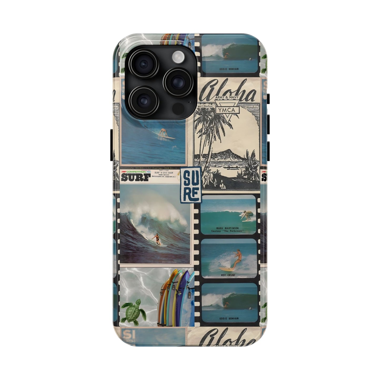 Surf Collage Tough Phone Case - iPhone 15-11 All Sizes