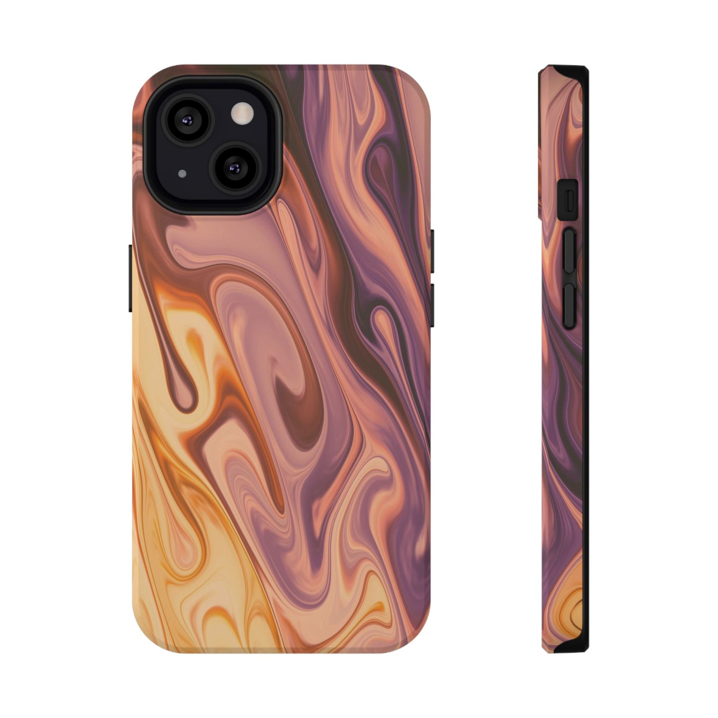 Golden Hour Swirl Phone Case – MagSafe Compatible for iPhone & Samsung Galaxy
