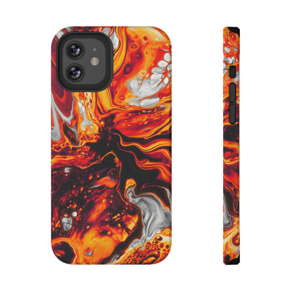 Molten Lava Abstract Phone Case – MagSafe Compatible for iPhone & Samsung Galaxy