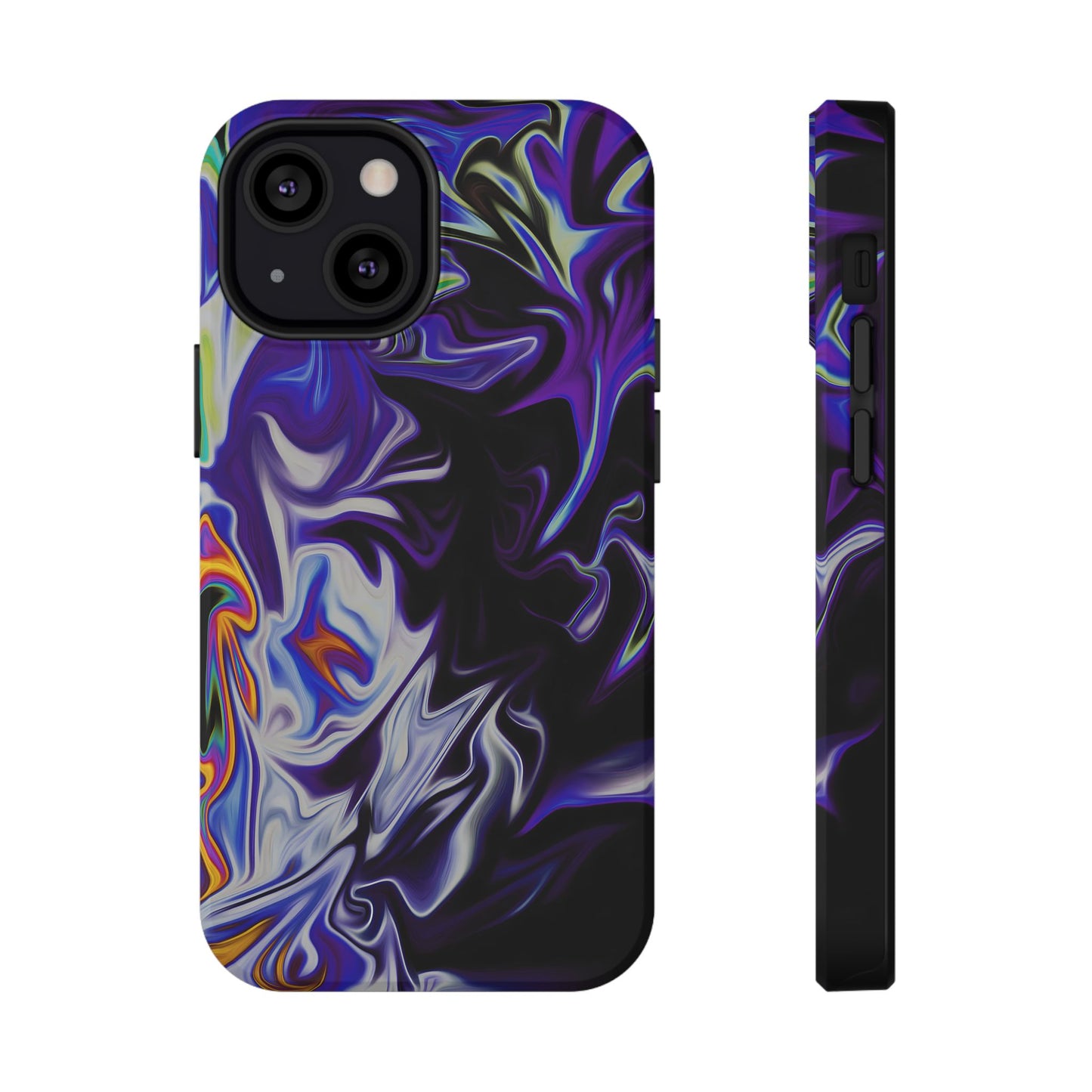 Dark Cosmic Swirl Phone Case – MagSafe Compatible for iPhone & Samsung Galaxy