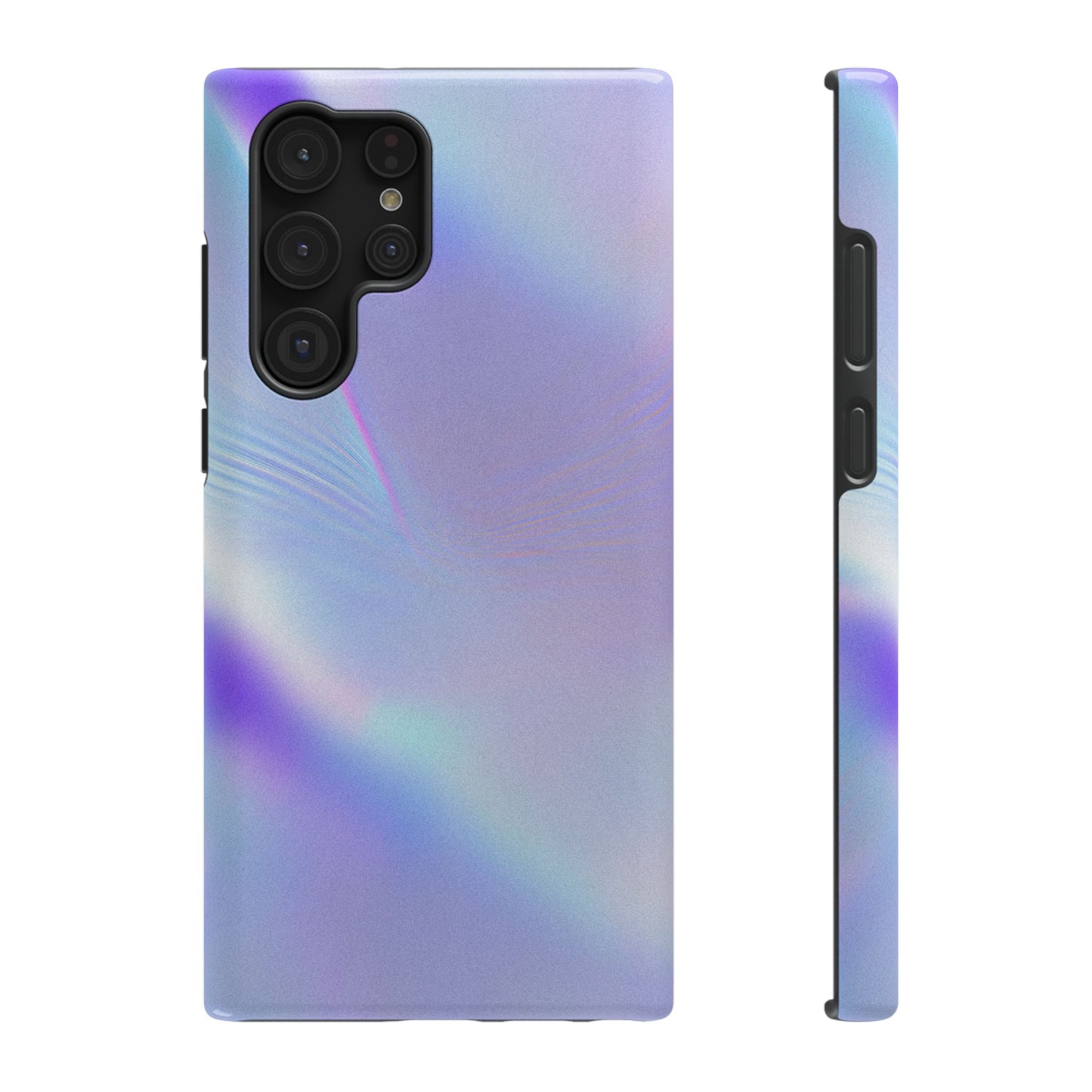 Iridescent Lavender Lightbeam Phone Case – MagSafe Compatible for iPhone & Samsung Galaxy
