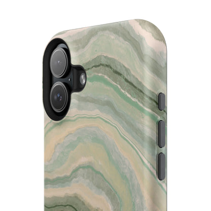 Earthy Agate Stone Phone Case – MagSafe Compatible for iPhone & Samsung Galaxy