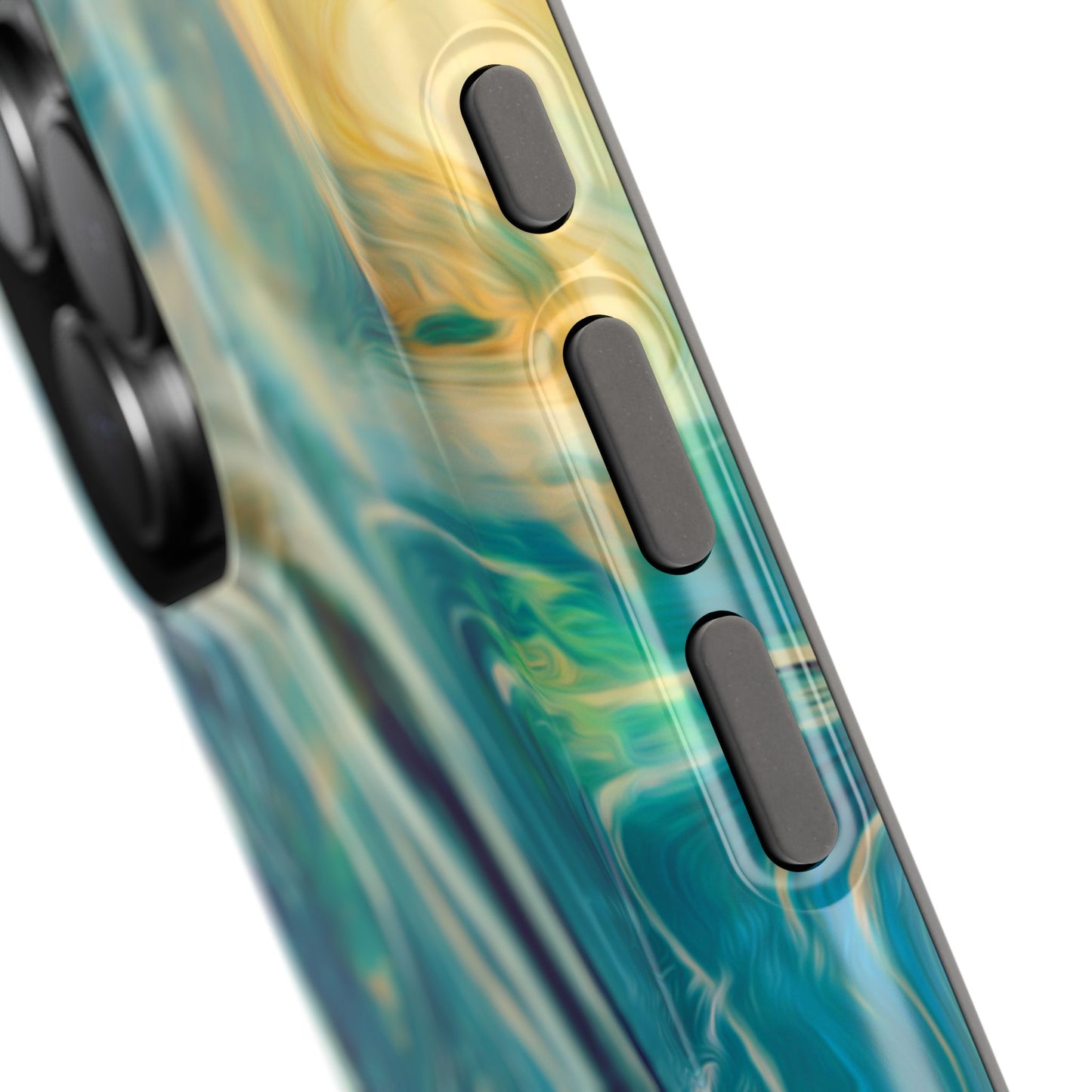 Oceanic Flow Abstract Phone Case – MagSafe Compatible for iPhone & Samsung Galaxy