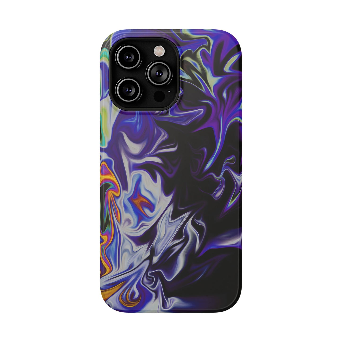 Dark Cosmic Swirl Phone Case – MagSafe Compatible for iPhone & Samsung Galaxy