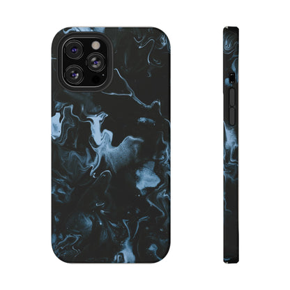 Midnight Frost Swirl Phone Case – MagSafe Compatible for iPhone & Samsung Galaxy