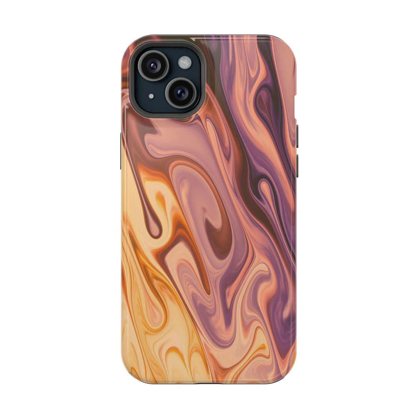 Golden Hour Swirl Phone Case – MagSafe Compatible for iPhone & Samsung Galaxy