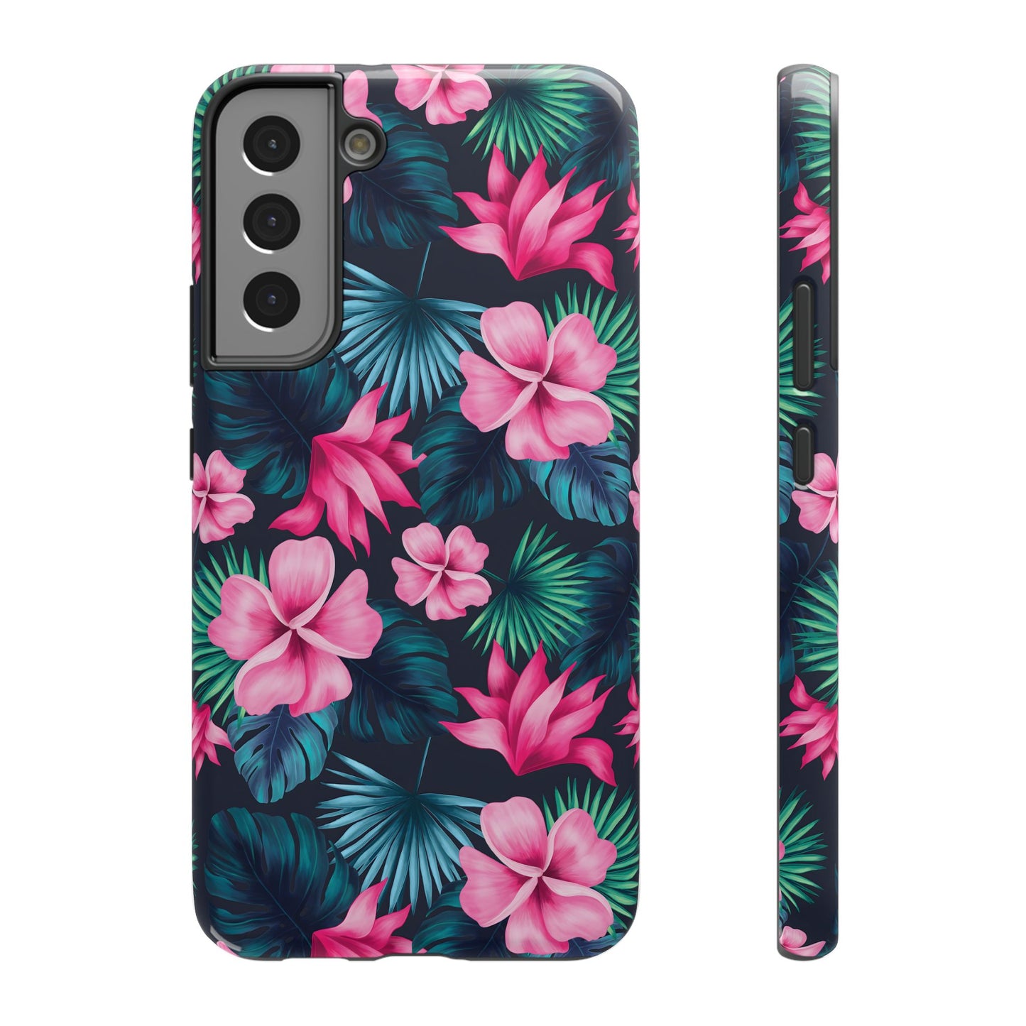 Tropical Paradise Floral Phone Case – MagSafe Compatible for iPhone & Samsung Galaxy